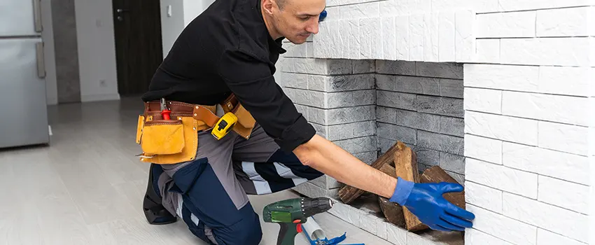 Fireplace Damaged Damper Frame Repair Services in Peachtree City, Georgia