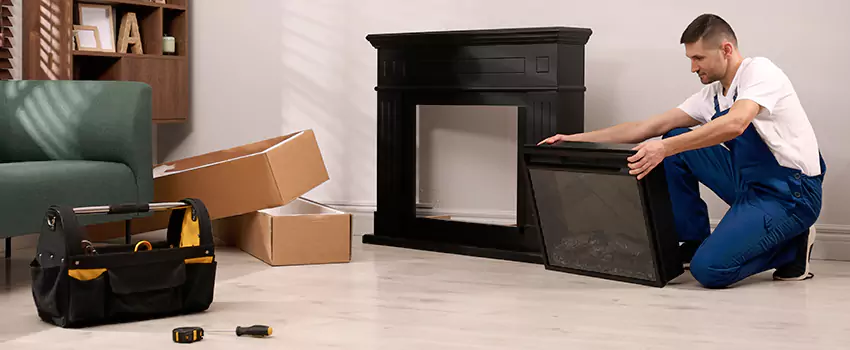 Old Rusted Metal Fireplace Repair And Replacement in Peachtree City, GA