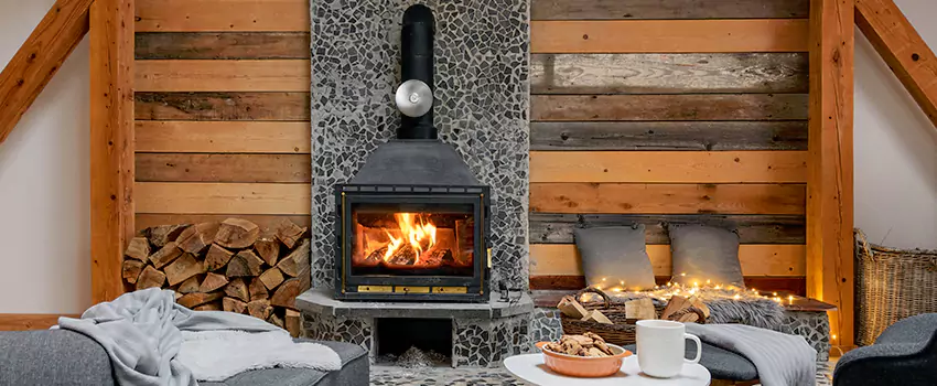 Thelin Hearth Products Direct Vent Gas Stove Fireplace Inspection in Peachtree City, Georgia
